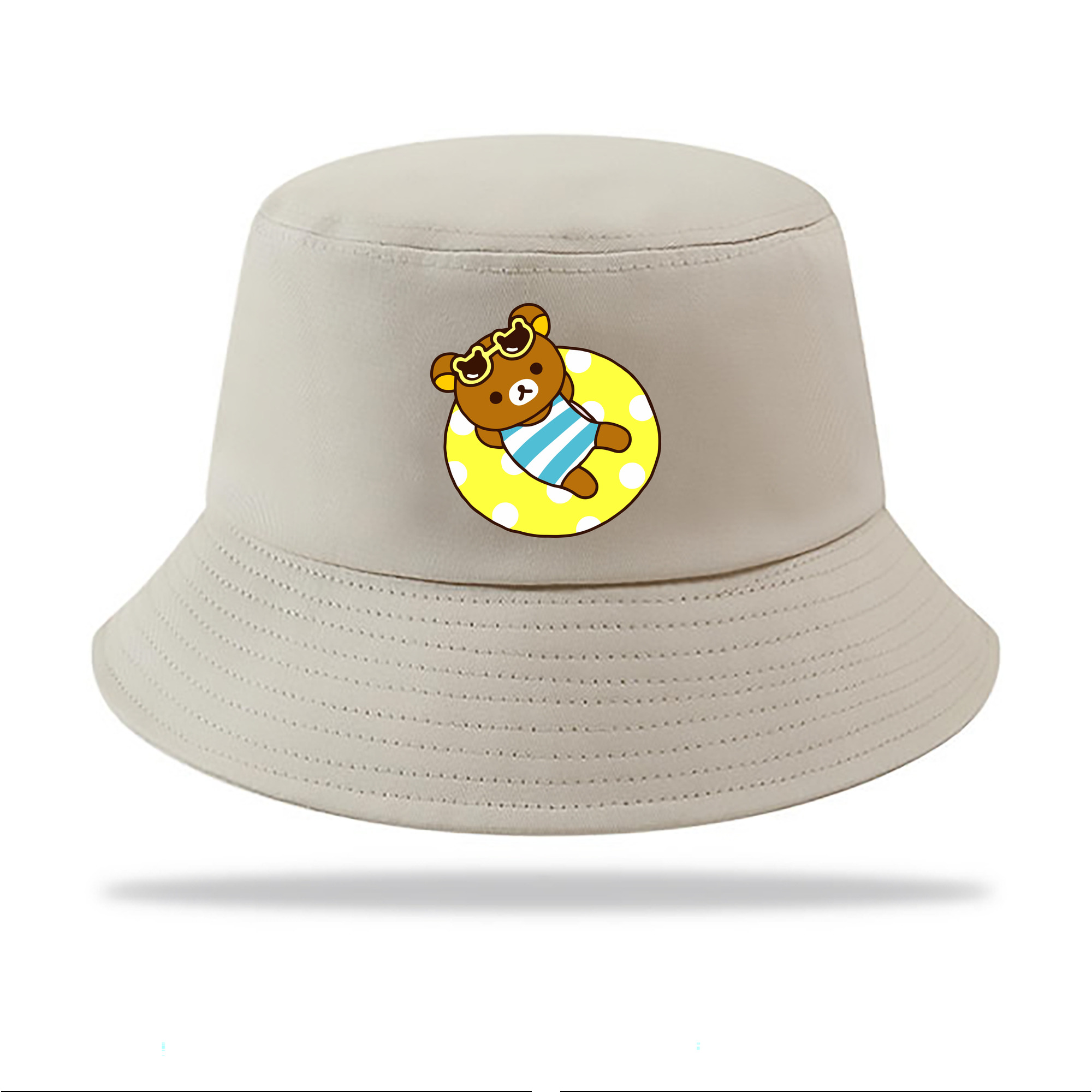 （画像用） リラックマ リラックマ キイロイトリ Rilakkuma Korilakkuma Kiiroitori アウトドア日除けバケットハット
